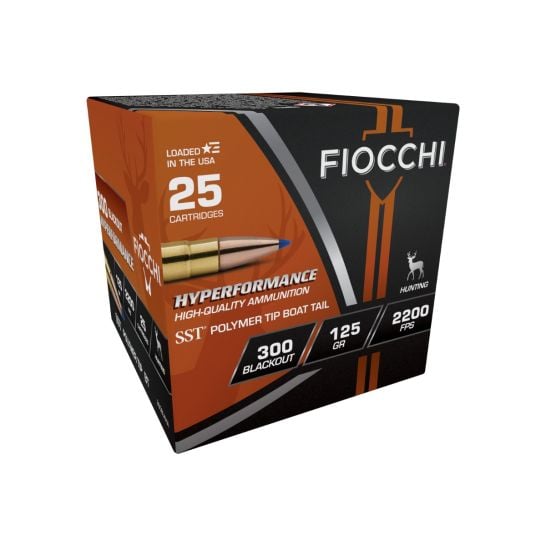 .300 Blackout 125gr SST Fiocchi - 25 Rounds