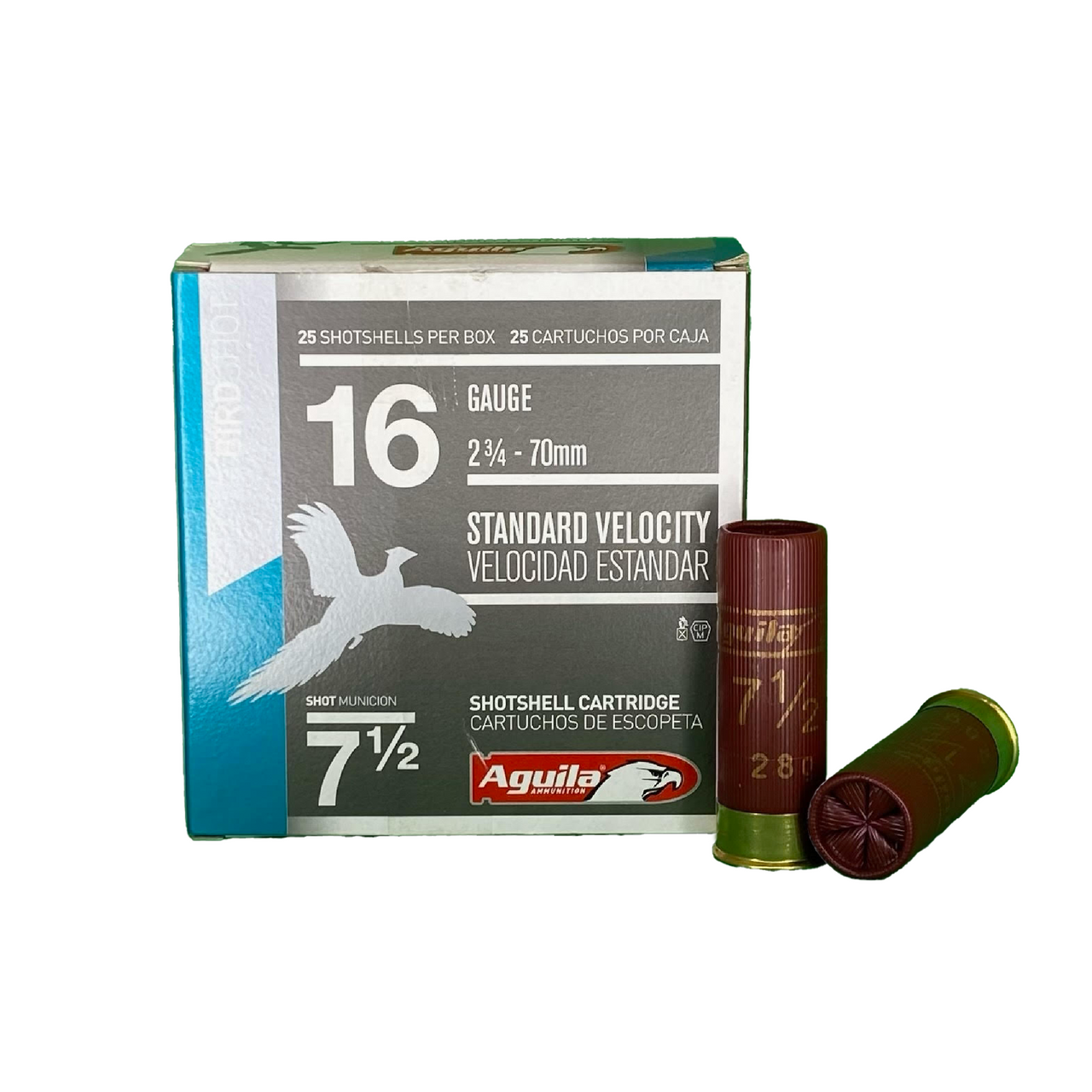 16 Gauge 2-3/4" 1oz #7.5 Shot Game Load Aguila - 25 Rounds