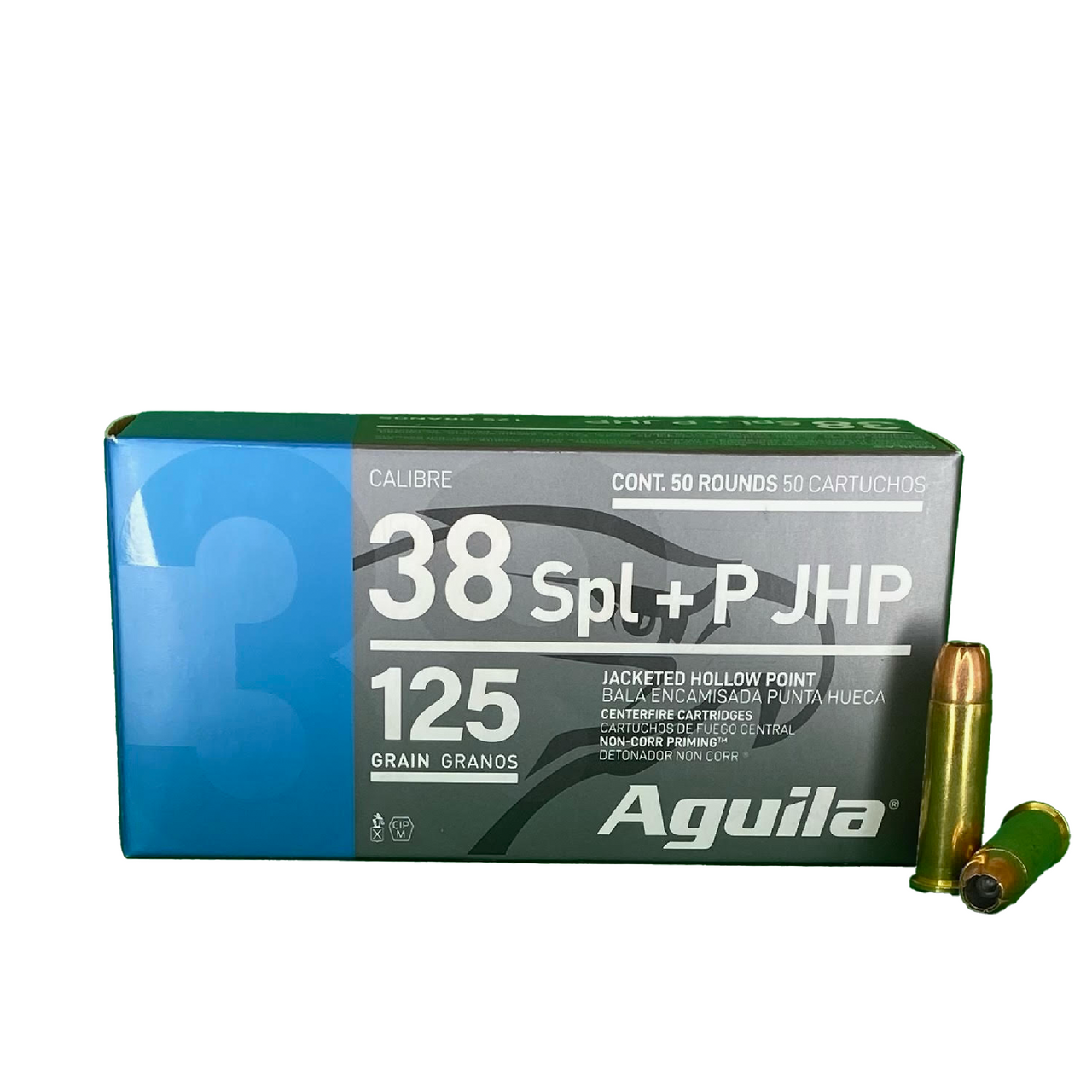 .38 Special +P 125gr JHP Aguila - 50 Rounds