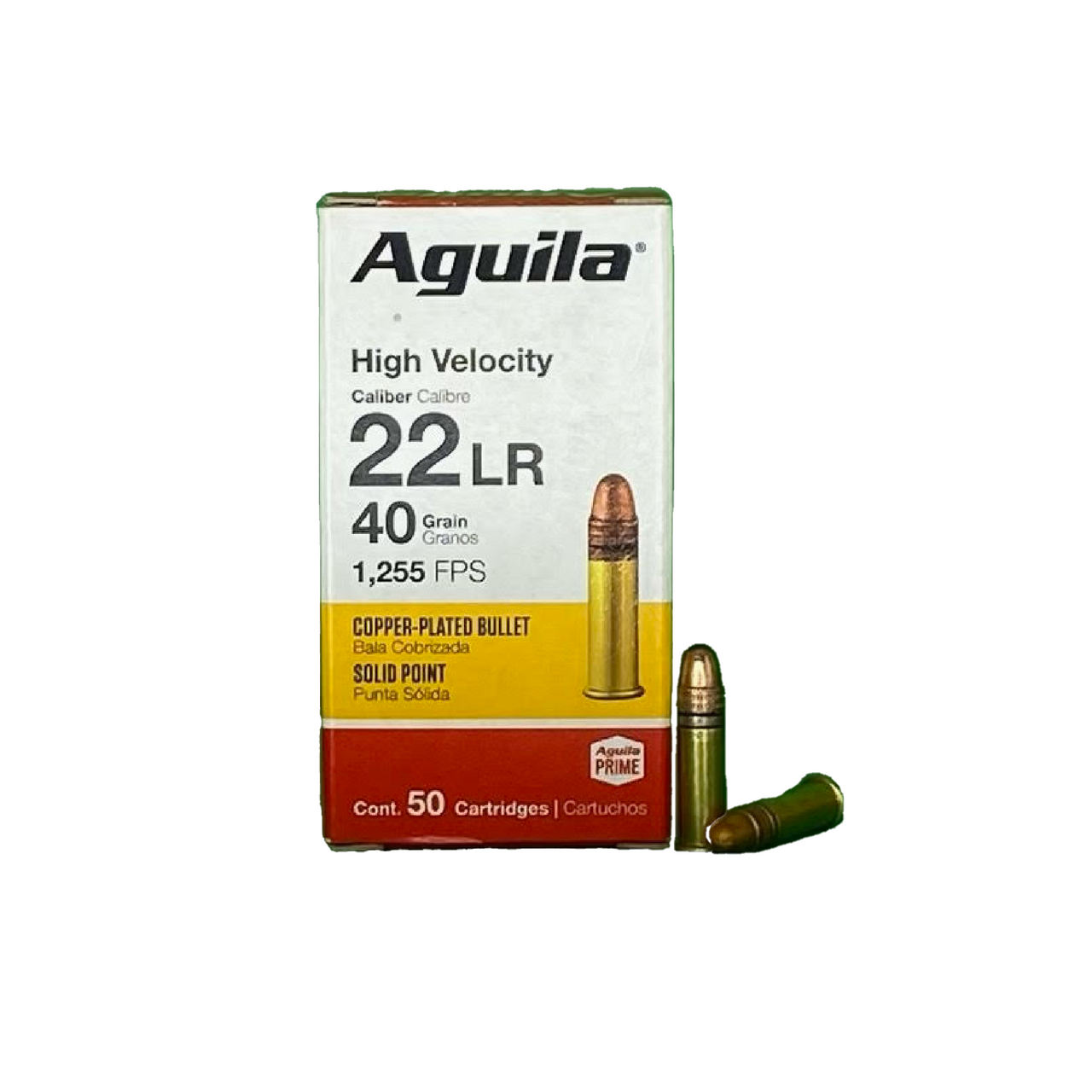 .22 LR 40gr HV SP Aguila - 50 Rounds