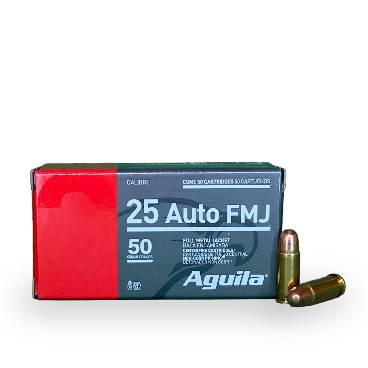 .25 Auto FMJ 50gr Aguila - 50 Rounds