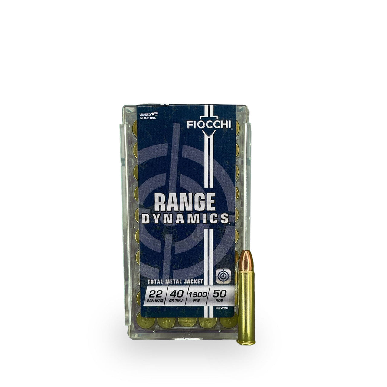 .22 WIN MAG 40gr TMJ Fiocchi - 50 Rounds