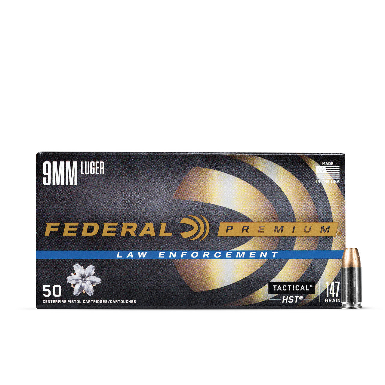 9MM 147GR Federal Premium Tactical HST JHP P9HST2 (50 rounds)