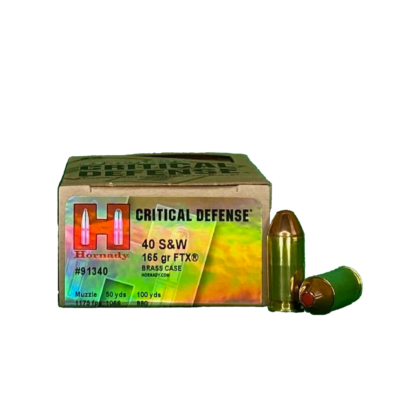 .40 S&W 165gr FTX Critical Defense Hornady - 20 Rounds