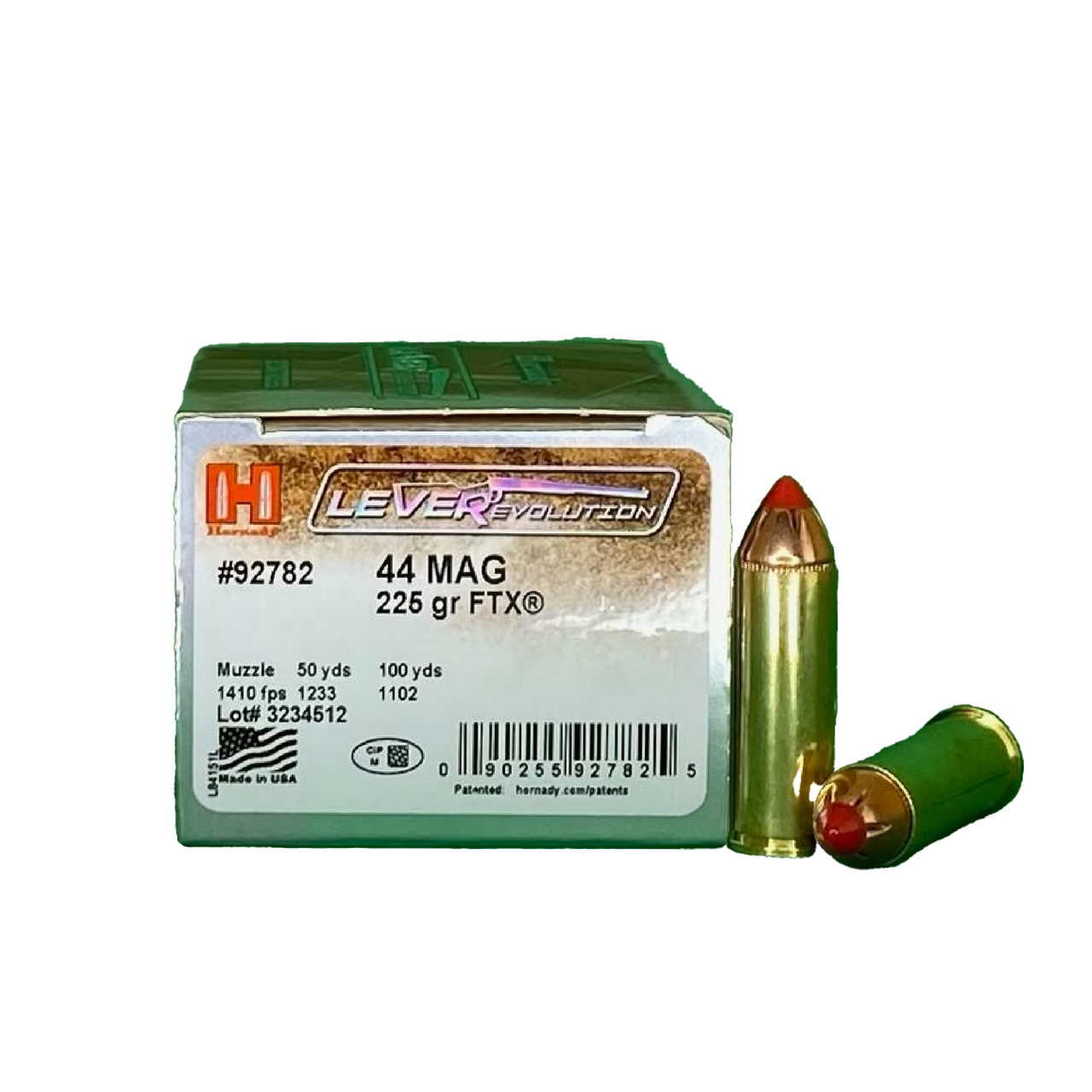 .44 Mag 225gr FTX LVREV Hornady - 20 Rounds