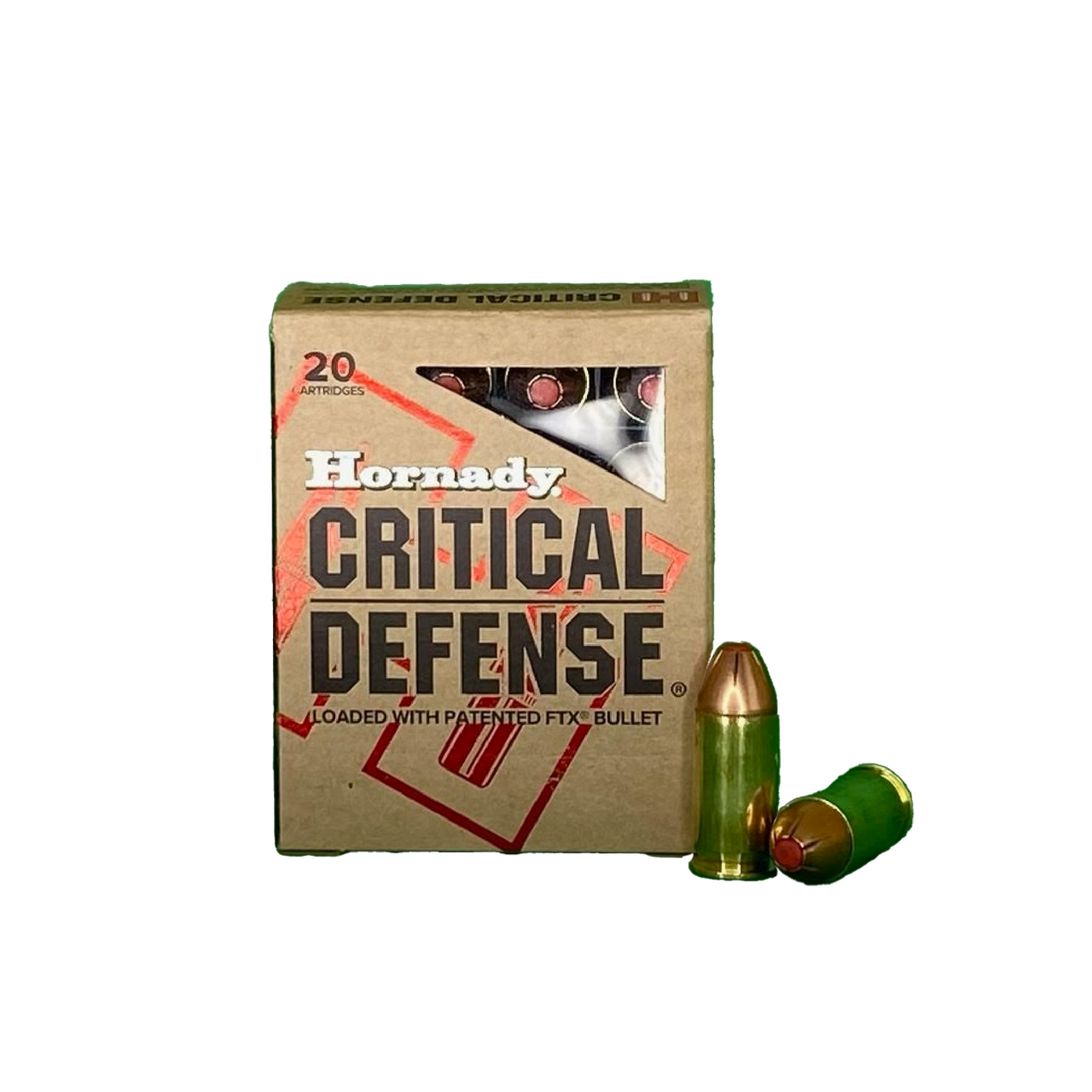 .45 ACP 185gr FTX Critical Defense Hornady - 20 Rounds