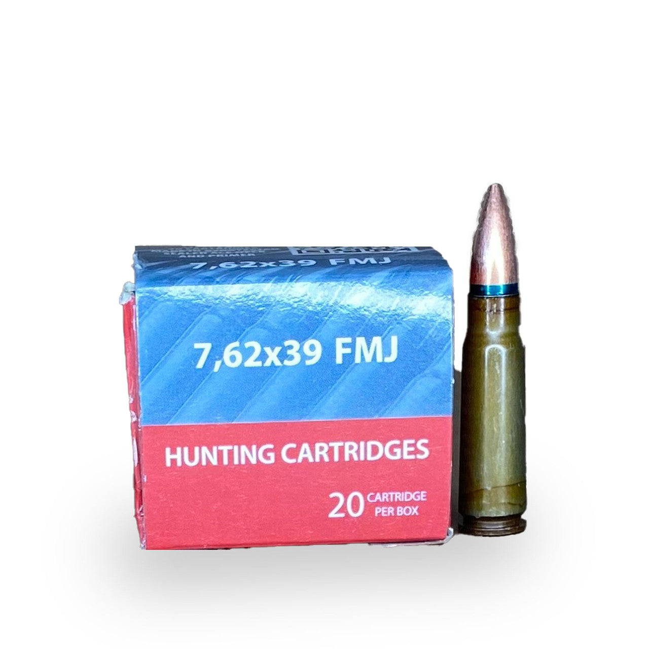 Centurion 7.62x39 122gr FMJ Corrosive Primer (20 rounds)