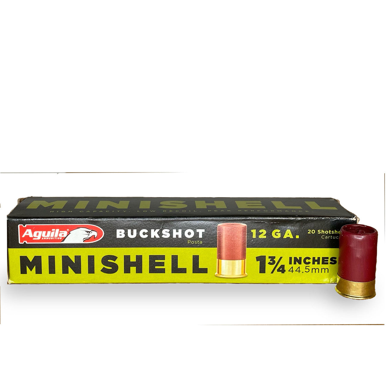 12 Gauge Mini Shell 1.75" 5/8 OZ, 4B(7p) &1B(4p) Buckshot Aguila - 20 Rounds