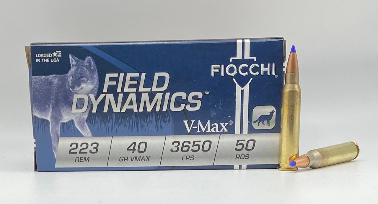 .223 REM 40gr V-MAX Fiocchi - 50 Rounds