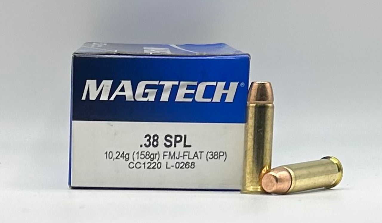 .38 Special 158gr FMJ Flat - 50 Rounds