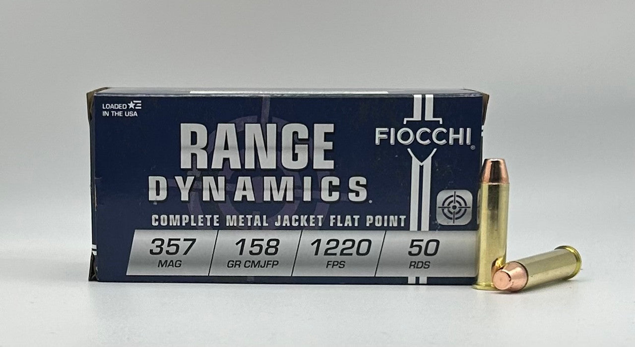 .357 MAG 158gr CMJFP Fiocchi - 50 Rounds