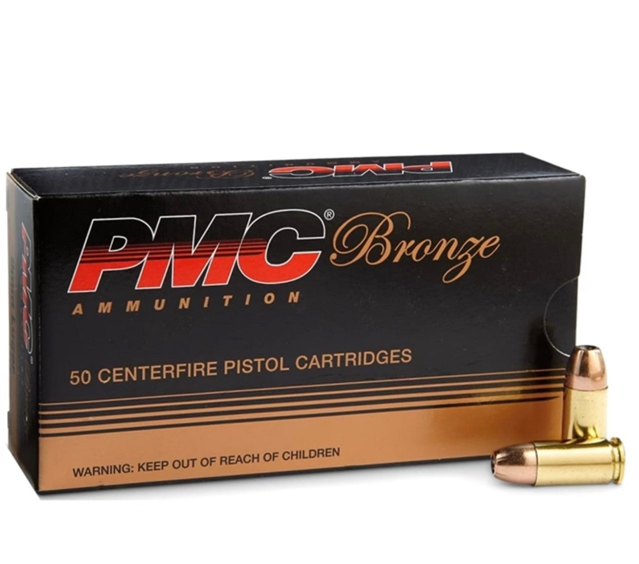 9mm Luger 115gr Jacketed Hollow Point PMC Bronze 9B- 1000 Rounds