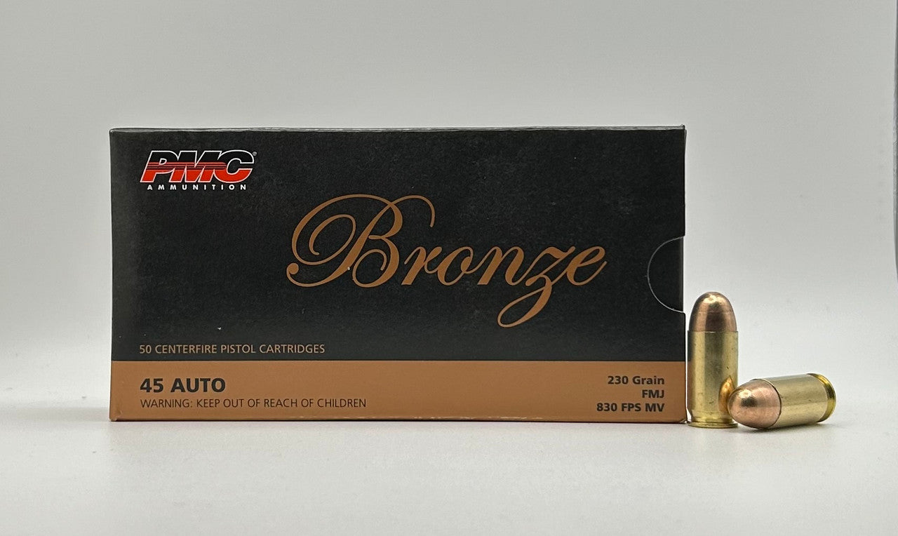 .45 230GR FMJ PMC Bronze - 50 Rounds