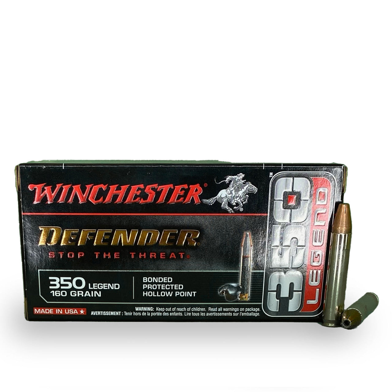 .350 Legend 160gr Bonded Protected Hollow Point Winchester Defender - 20 Rounds