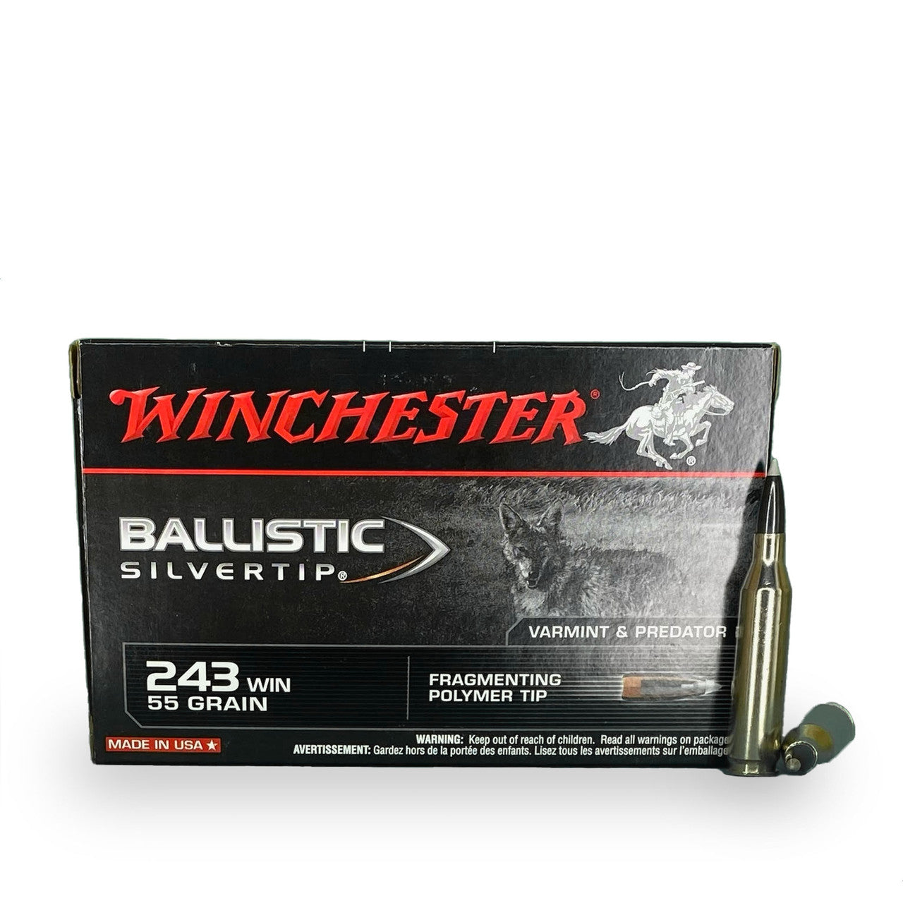 .243 WIN 55gr Ballistic Silvertip Winchester Supreme - 20 Rounds